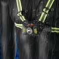 thumbnail image 3 of Lampe de Poitrine, Double Source Lumineuse Réglable Faisceau Vertical Extérieur de Nuit Feux de Course IP55 Bande Réfléchissante Imperméable pour la Pêche, 3 of 8