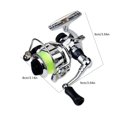 thumbnail image 3 of mmirethe Pocket Aluminum Alloy Fishing Tackle Small Spinning Reel, 3 of 6