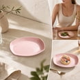 thumbnail image 4 of Oval Shaped Serving Dinner Plate with Inner Groove for Daily Home Meals and Snack Serving, 4 of 6