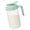 Green, variant on GOSCHE Breast Milk Pitcher Wide Mouth Glass Mason Jar Pitcher with Green Flip Cap Lid and Pour Spout Airtight Seal for Freshness and Safe Milk 32oz