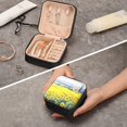 thumbnail image 7 of GZHJMY Jewelry Box Countryside Sunflowers Personalized Jewelry Box - Travel Portable Jewelry Case for Ring, Pendant, Earring, Necklace, Bracelet for Necklace Bracelet Earrings Rings, 7 of 7