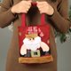 thumbnail image 5 of Porta regalos de Navidad, Papá Noel, muñeco de nieve, alce, oso, bolso, paquete de dulces navideños, bolsa de tela, decoración navideña, feliz año nuevo, 5 of 5