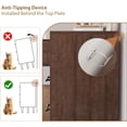 thumbnail image 6 of Garvee 52" Wide 7-Drawer Dresser, Wooden Chest of Drawers for Bedroom & Closet, Brown, 6 of 7