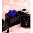 thumbnail image 2 of From You Flowers - Forever Rose & Necklace Gift Set- Blue for Birthday, Anniversary, Get Well, Congratulations, Thank You, All Occasions, 2 of 4