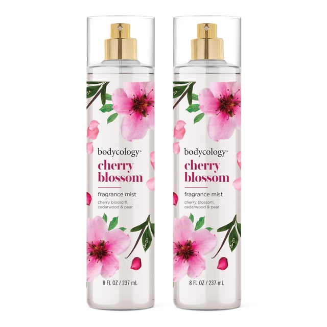 Body Mist Bodycology, fragancia duradera, flor de cerezo, 240 ml