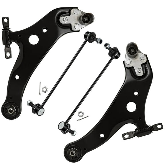 Detroit Axle - Front Lower Control Arms   Sway Bar Ends Suspension Kit Replacement for 2011-2020 Toyota Sienna - 4pc Set