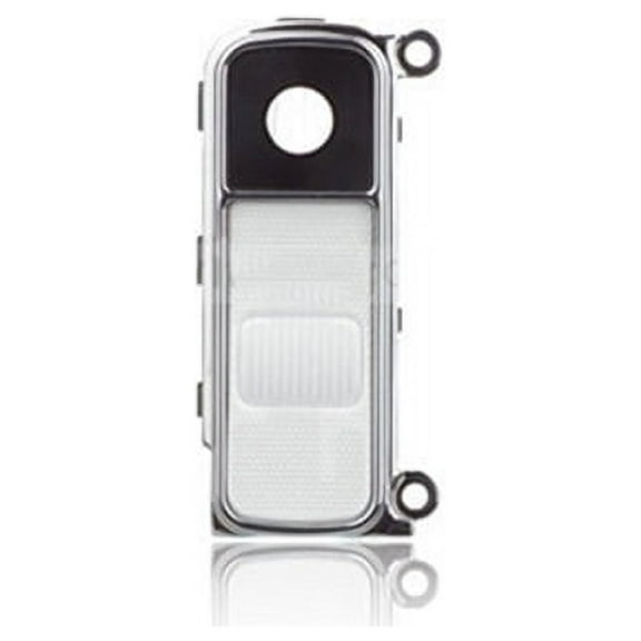 Replacement Back Camera Lens With Power & Volume Buttons Compatible For LG K10 (2016) (White)