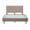 Blush, variant on Manhattan Comfort Crosby Queen-Size Bed with Solid Wood Frame in Blush
