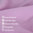 thumbnail image 3 of PiccoCasa 1Pc Silky-Soft 1800 Microfiber Long Body Pillowcase, Jumbo Violet 20"x72", 3 of 7
