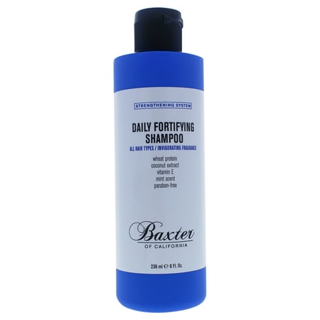 Baxter of California Daily Fortifying Hair Shampoo for Men, 8 Oz