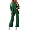 thumbnail image 3 of Conjunto de Chándal PRETTYGARDEN de Dos Piezas para Mujer Verde Oscuro Talla S, 3 of 7