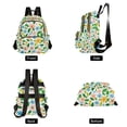 thumbnail image 4 of FORMRS Mini Backpack Purse for Women Travel Daypack Casual Shoulder Bag, Retro Blue Floral, 4 of 7