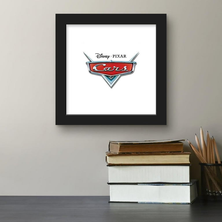 Gallery Pops Disney Pixar Cars - Logo Wall Art, Black Framed