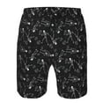 thumbnail image 3 of Adobk Cute Skull Print Men's Swim Trunks Hawaiian Bathing Suit Swimsuits Beach Shorts with Pockets-X-Large, 3 of 6