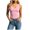 *Pink, variant on VBVC Women's Ribbed V-Neck Racerback Tank Top , Ladies' Stretchy Slim Fit Sleeveless Camisole , Summer Workout Layering Top For Women,Army Green,S-2XL