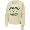 thumbnail image 2 of Unisex Sportiqe Cream Milwaukee Bucks High Country Collection Cullen Waffle Knit Long Sleeve T-Shirt, 2 of 3