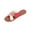 Beige, variant on Beige Womens Slippers Sandals Peep Toe Color Block Wrap Strap Low Heel Beach Outdoor Spring Summer Comfort Slide Walking Footwear Eu Size 38 Uk 4.5 Us 6.5 1 Pc