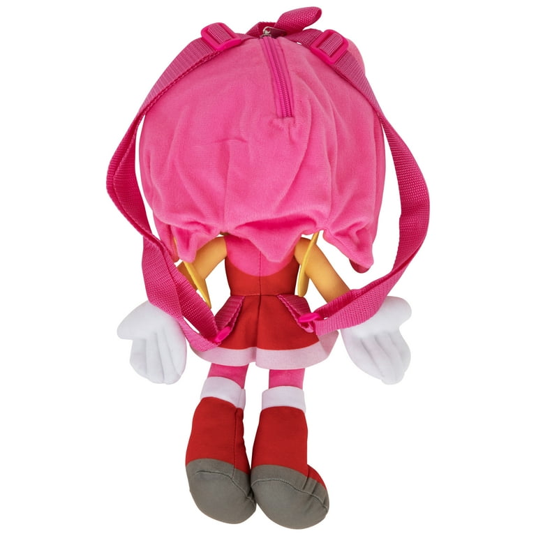 16-Inch Sonic the Hedgehog Amy Plush Backpack