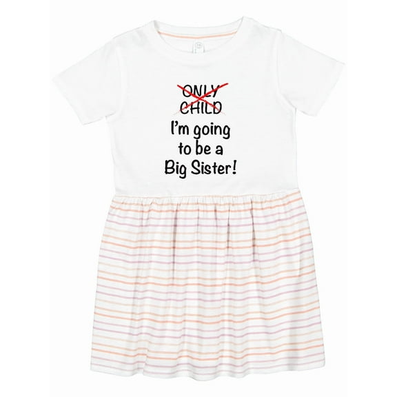 Inktastic I'm Going to Be a Big Sister Girls Toddler Dress