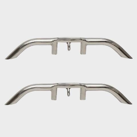 Chaparral Boat Ski Tow Grab Rails 44.00154 | 17 5/8 x 2 7/8 Inch SS (Pair)