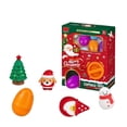 LUZBLSM Christmas Kids Gachapon Machine Capsule Ball Toy, Plastic ...