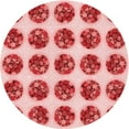 thumbnail image 1 of Ahgly Company Indoor Round Patterned Pastel Pink Area Rugs, 4' Round, 1 of 6