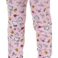 thumbnail image 4 of Peanuts Snoopy and Woodstock Girls' Pajamas Flower Motif Tight Fit Sleep Set, 4 of 7