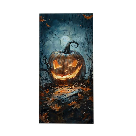 FeiFu Halloween Door Cover Background Cloth Decor Door Cover Festival Hanging Cloth Party Tapestry Halloween Patterns Easy to Hang on Doors Walls