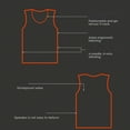 thumbnail image 2 of Sonducket Chaleco cálido de terciopelo ropa interior de fondo de invierno ajustada sin mangas medias térmicas chaleco ropa deportiva de gran Camisetas Tipo 1, 2 of 6