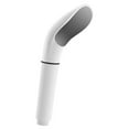 thumbnail image 2 of Pressurized Shower Head, Handheld Shower Nozzle, Anti-blocking Plastic Design, Curved Spray Arm, for Bathroom, Water Heater, and Spa Experience, White, by FAJHHA, 2 of 8