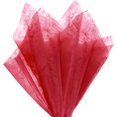 thumbnail image 1 of 20-Sheet Korean Cotton Wrapping Flower Paper, Waterproof Floral Paper for Bouquets/Gift Packaging [Red], 1 of 5