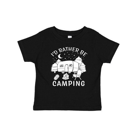 Inktastic I'd Rather Be Camping Boys or Girls Baby T-Shirt