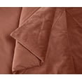 thumbnail image 2 of Brooklyn Loom Matte Cotton Velvet 3-Piece King Comforter Set in Rust, Cotton , Adult, All Season, OEKO-TEX Certified, 2 of 9
