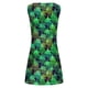 thumbnail image 5 of ICHUANYI Clearance Women's Fashion Sexy Vintage Round Neck Sleeveless Printed Round Dresses(Green, S) ICHUANYI WER2023081111272, 5 of 5