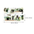 thumbnail image 4 of 2 pegatinas de hojas, pegatinas de hojas para puerta, vinilos de hojas, pegatinas de pared de dibujos animados, calcomanías de plantas verdes, 4 of 4
