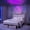 Pink, variant on SIBEDS LED Bed Frame with 2 Storage Drawers and Galaxy Star Projector PU Upholstered White Tufted Wingback Headboard, Queen