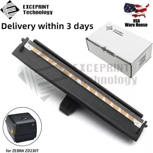 203dpi Printhead for Zebra ZD230T ZD220T Thermal Label Printer P/N P1115690