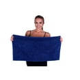 thumbnail image 3 of Puffy Cotton Premium 100% Natural Soft Cotton Hand Towel - Set of 6 - Navy Blue, 3 of 5