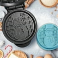 thumbnail image 4 of MyMini Snowman Electric Waffle Maker, Blue, 4 of 10