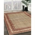 thumbnail image 2 of Ahgly Company Indoor Rectangle Traditional Brown Red Persian Area Rugs, 6' x 9', 2 of 6