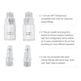 thumbnail image 3 of Air Hose Fittings, Air Coupler Kit High Temperature Resisitant 6 Locking Balls  For Air Conditioning Maintenance, 3 of 8
