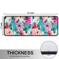 thumbnail image 5 of Kitchen Rugs Sets Of 2,Pioneer Flower Floral Print Pattern Anti Fatigue Kitchen Mat Rugs Non Slip Washable,Decorative Kitchen Floor Mats for Kitchen,Sink,Laundry,17"x47"+17"x47", 5 of 5