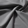 thumbnail image 3 of Quality Home Basic Thermal Blackout Curtains - Antique Bronze Grommet Top - Grey (Set of 2 Panels), 3 of 3