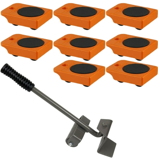 Furniture Lifter with 8pc Mover Rollers, Move Heavy Furniture Easily