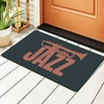 thumbnail image 3 of ZICANCN Area Rugs Doormat , Music Jazz Background Facecloth Non-Slip Floor Mat Rug for Living Room Kitchen Sink Area Indoor Outdoor Entrance 36"x24", 3 of 9