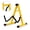 yellow, variant on 5 Core A-Frame Guitar Stand with Foam Padded Arms & Anti-Slip Rubber Feet for Acoustic, Electric & Bass Guitars