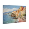 thumbnail image 2 of Stupell Industries Transitional Colorful Coastal Town by Sea Canvas Art, 24 x 16, by Creative Studio, 2 of 8