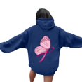 thumbnail image 5 of Chandail à Capuche Imprimé à Manches Longues pour Femmes, Ample, Oversize, Chandail, Blouse, 5 of 5