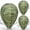 green, variant on Wasp Nest Decoy 3 Pack, Fake Wasp Nest Outdoor Hanging Decor, Hornet Nest Decoy Waterproof, Realistic Nests Ornament for Garden Patio, Farmhouse, Yard, Balcony, Under Eaves