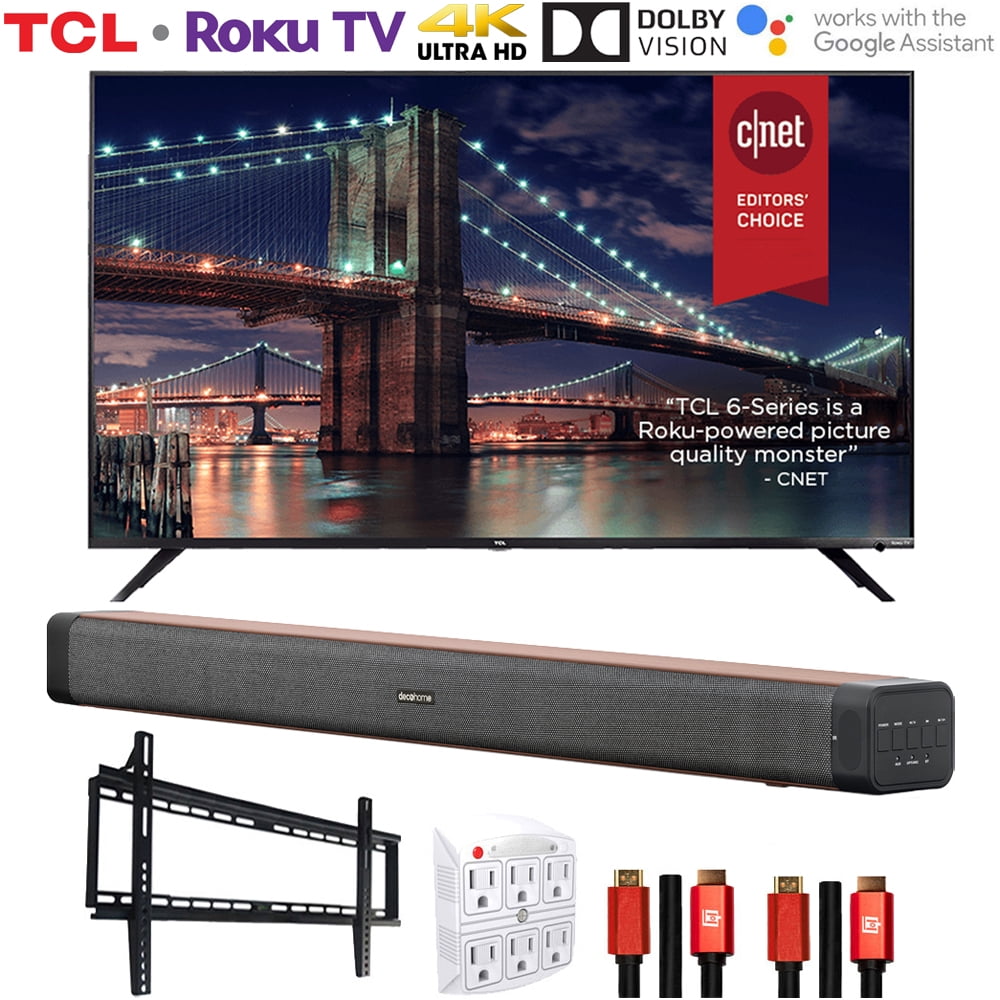 TCL 65R635 65-inch 6-Series 4K QLED Dolby Vision HDR Roku Smart TV